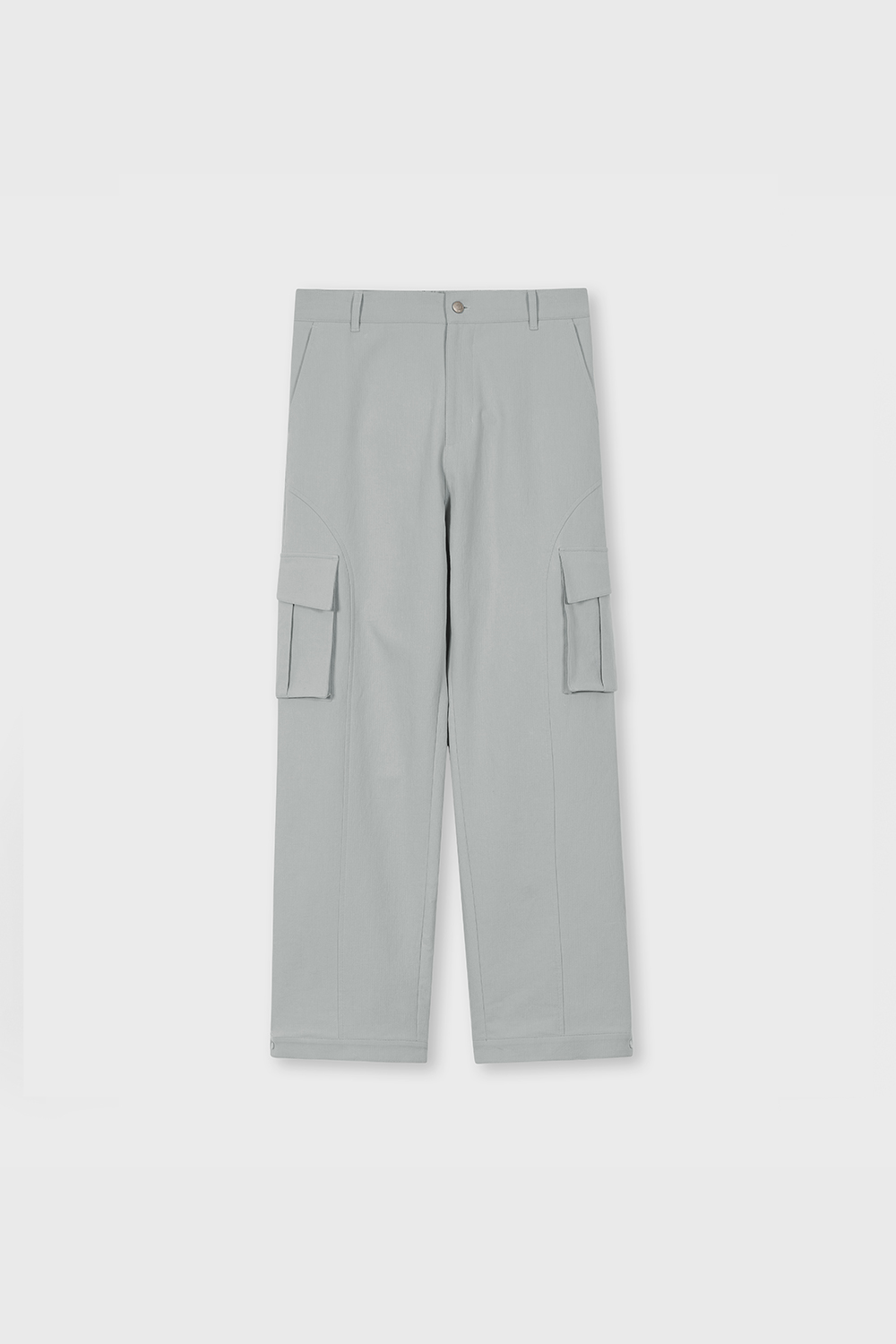 Parabola Line Cargo Pants (Ash Grey)
